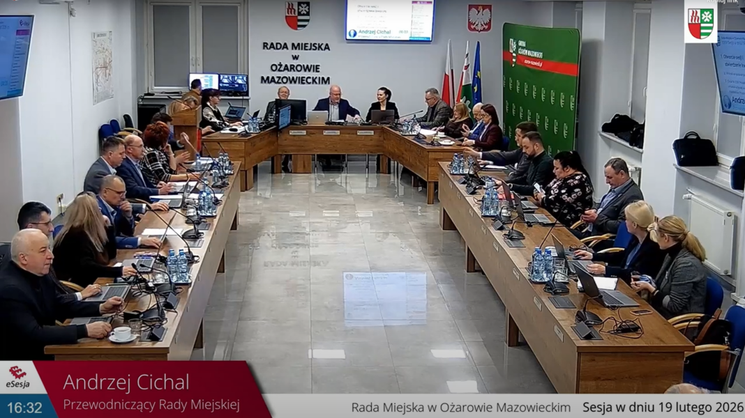Sesja Rady Miejskiej w Ożarowie