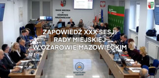 Miliony więcej na oświatę. Zapowiedź XXX sesji Rady Miejskiej w Ożarowie Mazowieckim.